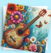 Greeting Cards, Large Note Card, Invites, Birthday, Gift Card