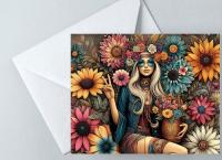 Greeting Cards, Large Note Card, Invites, Birthday, Gift Card