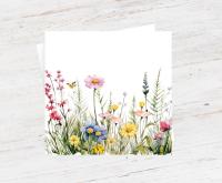 Wildflowers - Single Card or Bulk 10 Pack of Gift Cards