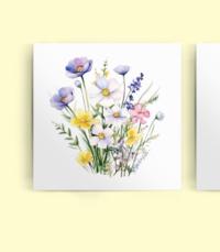 Wildflowers - Single Card or Bulk 10 Pack of Gift Cards