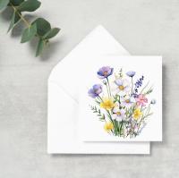 Wildflowers - Single Card or Bulk 10 Pack of Gift Cards