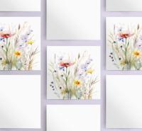Wildflowers - Single Card or Bulk 10 Pack of Gift Cards