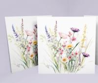 Wildflowers - Single Card or Bulk 10 Pack of Gift Cards