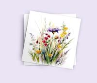 Wildflowers - Single Card or Bulk 10 Pack of Gift Cards