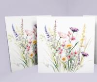 Set of Floral Gift Cards, 3 Designs, Bulk Pack of Cards