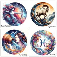 Zodiac Card Set - All Signs, Astrology Greeting Cards, Bulk Pack of Cards