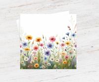 Wildflowers - Single Card or Bulk 10 Pack of Gift Cards