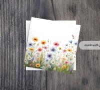 Wildflowers - Single Card or Bulk 10 Pack of Gift Cards
