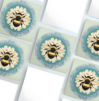 Bumble Bee Cards, Large Note Card, Invites, Birthday, Money Card