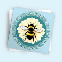 Bumble Bee Cards, Large Note Card, Invites, Birthday, Money Card