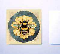 Bumble Bee Cards, Large Note Card, Invites, Birthday, Money Card