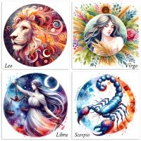 Zodiac Card Set - All Signs, Astrology Greeting Cards, Bulk Pack of Cards