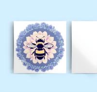 Bumble Bee Cards, Large Note Card, Invites, Birthday, Money Card