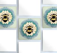 Bumble Bee Cards, Large Note Card, Invites, Birthday, Money Card