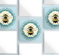Bumble Bee Cards, Large Note Card, Invites, Birthday, Money Card