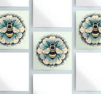 Bumble Bee Cards, Large Note Card, Invites, Birthday, Money Card