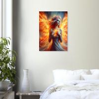 Fire Fairy - Original Art Print - Framed or Unframed
