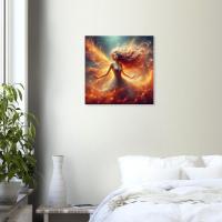 Print on Canvas, Fire Fairy, Ready to Hang