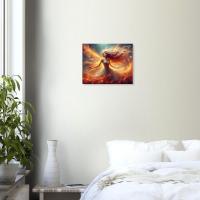Print on Canvas, Fire Fairy, Ready to Hang