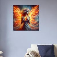Print on Canvas, Fire Fairy, Ready to Hang