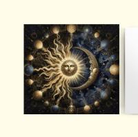 Sun and Moon - Greeting Cards