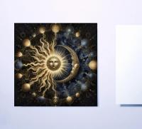 Sun and Moon - Greeting Cards