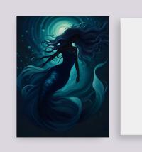Mermaid Greeting Cards, Birthday, Invitations, Thank You Cards