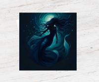 Mermaid Greeting Cards, Birthday, Invitations, Thank You Cards
