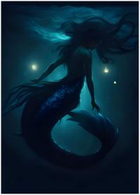 Mermaid Greeting Cards, Birthday, Invitations, Thank You Cards