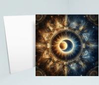 Set of 3 Designs, Sun and Moon Greeting Cards, Bulk Pack of Cards
