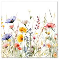 Set of Wildflower Gift Cards, 4 Designs, Bulk Pack of Cards
