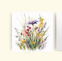 Set of Floral Gift Cards, 3 Designs, Bulk Pack of Cards