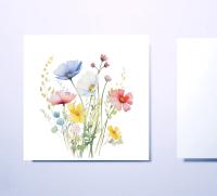 Set of Wildflower Gift Cards, 3 Designs, Bulk Pack of Cards