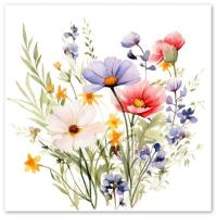 Set of Wildflower Gift Cards, 3 Designs, Bulk Pack of Cards