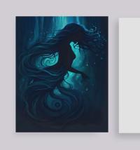 Mermaid Greeting Cards, Birthday, Invitations, Thank You Cards