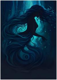 Mermaid Greeting Cards, Birthday, Invitations, Thank You Cards