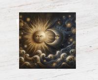 Sun and Moon - Greeting Cards