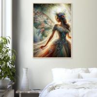 Fairy Print - Framed or Unframed - Original Art - Print on Paper