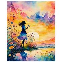 Wood Print, Original Art, Print on Wood, Ready to Hang