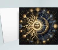 Sun and Moon - Greeting Cards