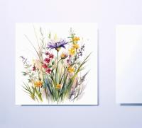 Set of Floral Gift Cards, 3 Designs, Bulk Pack of Cards