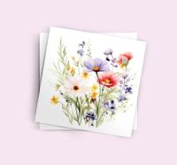 Set of Wildflower Gift Cards, 3 Designs, Bulk Pack of Cards