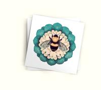 Bumble Bee Cards, Large Note Card, Invites, Birthday, Money Card