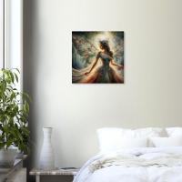 Wood Print, Fairy, Original Art, Print on Wood, Ready to Hang