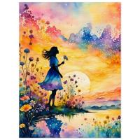 Wood Print, Original Art, Print on Wood, Ready to Hang