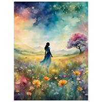 Wood Print, Original Art, Print on Wood, Ready to Hang