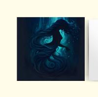 Mermaid Greeting Cards, Birthday, Invitations, Thank You Cards