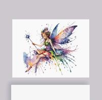 Fairy Greeting Cards, Set of 4 Designs, Bulk Pack of Cards