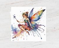 Fairy Greeting Cards, Set of 4 Designs, Bulk Pack of Cards