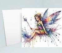 Fairy Greeting Cards, Set of 4 Designs, Bulk Pack of Cards